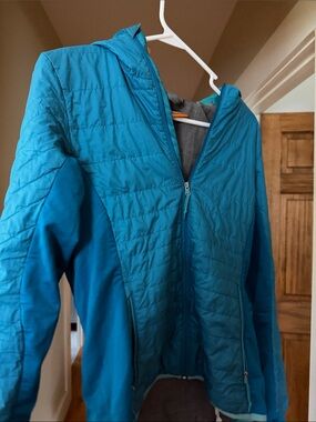 Icebreaker Teal Quilted Lightweight Puffer Jacket